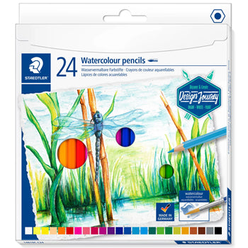 Bluepixel Equipamentos e Serviços Informáticos Lda | Lápis de Cor Aquarelável Staedtler 24un Cx – Mistura de Cores Profissional Staedtler Lápis