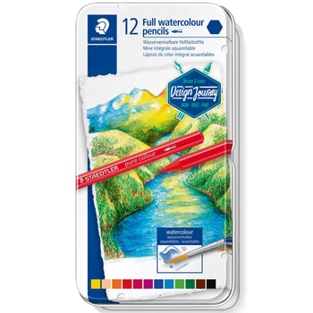 Bluepixel Equipamentos e Serviços Informáticos Lda | Lápis de Cor Aquarelável STAEDTLER 12un - Qualidade e Versatilidade Staedtler Lápis