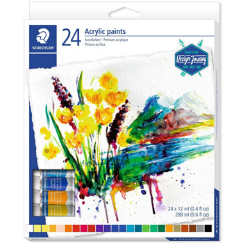 Bluepixel Equipamentos e Serviços Informáticos Lda | Tinta Acrílica STAEDTLER 8500 C12, 12ml, Kit com 24 unidades Staedtler Tintas Acrílicas