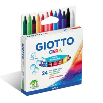 Bluepixel Equipamentos e Serviços Informáticos Lda | Lápis de Cera Giotto 24 Cores para Desenho e Arte Giotto Lápis