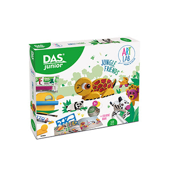 Bluepixel Equipamentos e Serviços Informáticos Lda | Conjunto DAS Junior Art Lab Jungle Friends – 18 Peças para Crianças DAS Conjuntos e Kits