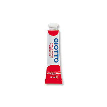 Bluepixel Equipamentos e Serviços Informáticos Lda | Guache Tubo 12ml Giotto Vermelho - Pintura Colorida e Fácil Giotto Guaches Infantis