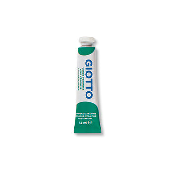 Bluepixel Equipamentos e Serviços Informáticos Lda | Guache Tubo 12ml Giotto Verde Esmeralda | Tinta Colorida para Arte Giotto Guaches Infantis