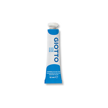 Bluepixel Equipamentos e Serviços Informáticos Lda | Guache Giotto Tubo 12ml Azul Ciano | Tintas para Pintura Artística Giotto Guaches Infantis
