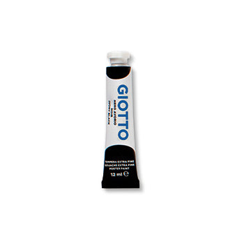 Bluepixel Equipamentos e Serviços Informáticos Lda | Guache Tubo 12ml Giotto Preto - Tinta Artística de Alta Qualidade Giotto Guaches Infantis