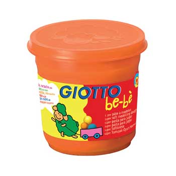 Bluepixel Equipamentos e Serviços Informáticos Lda | Pasta Modelar Laranja Giotto Be-Be 220g - Brinquedo Criativo Giotto Be-Be Plasticinas e Massas