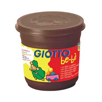 Bluepixel Equipamentos e Serviços Informáticos Lda | Pasta Modelar Castanho Giotto Be-Be 220g | Brinquedo Criativo Giotto Be-Be Plasticinas e Massas