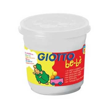 Bluepixel Equipamentos e Serviços Informáticos Lda | Pasta de Modelar Branca Giotto Be-Be 220g | Brinquedo Criativo Giotto Be-Be Plasticinas e Massas