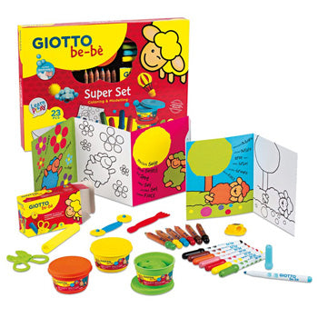 Bluepixel Equipamentos e Serviços Informáticos Lda | Conjunto Giotto Be-Be para Colorir e Modelar - Diversão Criativa Giotto Be-Be Giotto Be-Be
