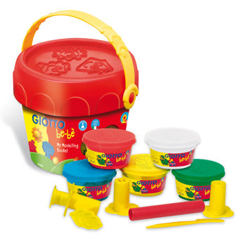 Bluepixel Equipamentos e Serviços Informáticos Lda | Conjunto de Pastas Giotto Be-Be Super Balde para Modelar Kids Giotto Be-Be Giotto Be-Be