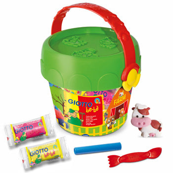 Bluepixel Equipamentos e Serviços Informáticos Lda | Conjunto de Pasta Modelar Giotto Be-Be com Balde Farmília Giotto Be-Be Giotto Be-Be