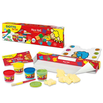 Bluepixel Equipamentos e Serviços Informáticos Lda | Guache Pintura Dedos 150ml + Maxi Rolo Giotto Be-Be – Kit de Arte Infantil Giotto Be-Be Conjuntos de Pintar