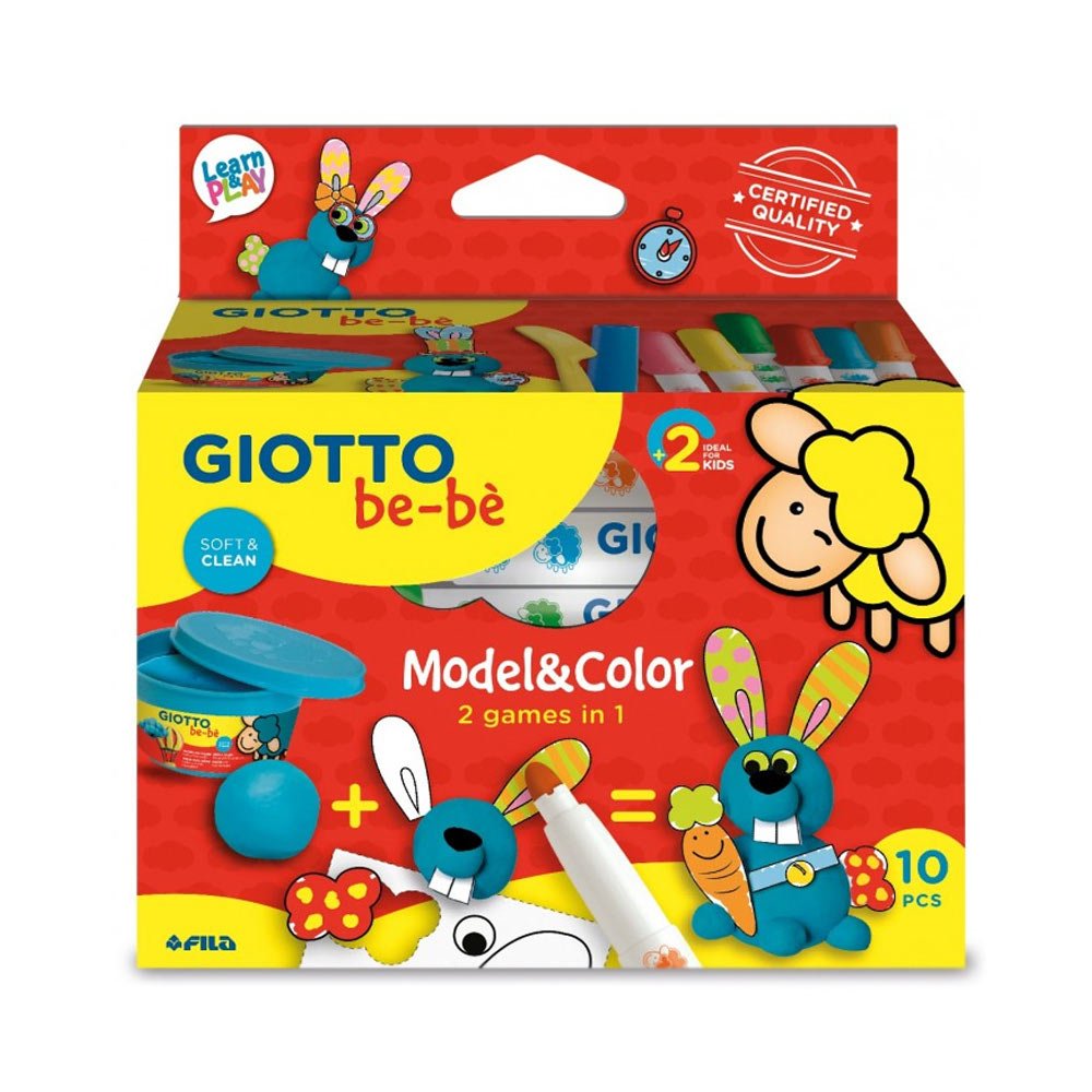 Bluepixel Equipamentos e Serviços Informáticos Lda | Conjunto de Tecidos Giotto Be-Be Model Color para Arte e Desenho Giotto Be-Be Giotto Be-Be