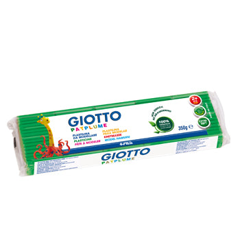 Bluepixel Equipamentos e Serviços Informáticos Lda | Plasticina Verde Claro Giotto Patplume 350g — Massa de Modelar Petilante Giotto Plasticinas e Massas