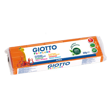Bluepixel Equipamentos e Serviços Informáticos Lda | Plasticina Laranja Giotto Patplume 350g - Massa de Modelar Infantil Giotto Plasticinas e Massas