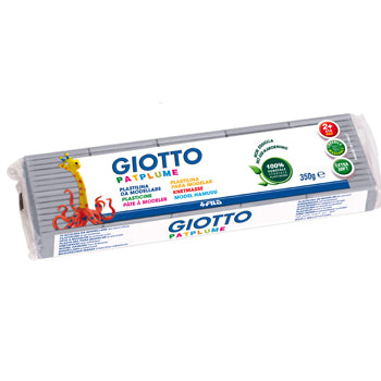 Bluepixel Equipamentos e Serviços Informáticos Lda | Plasticina Cinza Giotto Patplume 350g | Massa de Modelar Criativa Giotto Plasticinas e Massas
