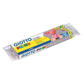 Bluepixel Equipamentos e Serviços Informáticos Lda | Plasticina Cinzento Pongo Soft Giotto 450g - Massa de Modelar Fácil Giotto Plasticinas e Massas