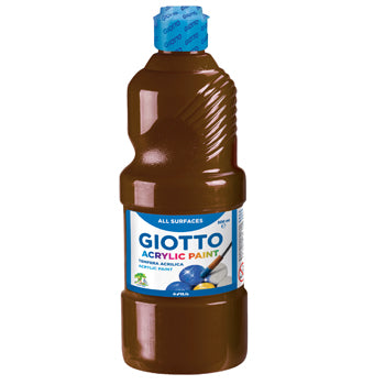 Bluepixel Equipamentos e Serviços Informáticos Lda | Guache Líquido Acrílico Giotto 500ml – Cor Castanho Valorizada Giotto Guaches Infantis