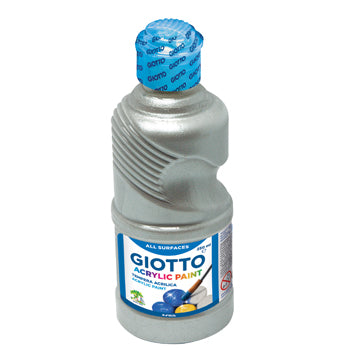Bluepixel Equipamentos e Serviços Informáticos Lda | Guache Líquido Acrílico Giotto Prata 250ml - Pintura e Artes Giotto Guaches Infantis