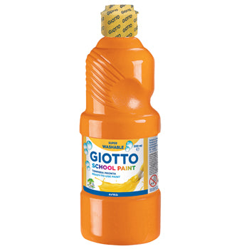 Bluepixel Equipamentos e Serviços Informáticos Lda | Guache Líquido Giotto 500ml Laranja — Tinta Escolar de Alta Qualidade Giotto Guaches Infantis