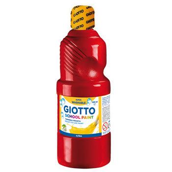 Bluepixel Equipamentos e Serviços Informáticos Lda | Guache Líquido Giotto Escolar Vermelho Forte 500ml | Pintura Infantil Giotto Guaches Infantis