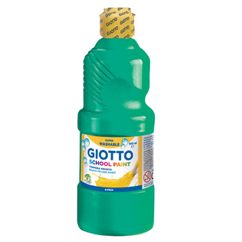 Bluepixel Equipamentos e Serviços Informáticos Lda | Guache Líquido Giotto Escola 500ml Verde Escuro | Pintura Infantil Giotto Guaches Infantis