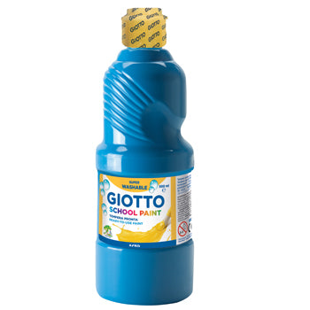 Bluepixel Equipamentos e Serviços Informáticos Lda | Guache Líquido Giotto 500ml Azul Ciano para Escola Giotto Guaches Infantis