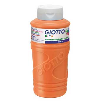 Bluepixel Equipamentos e Serviços Informáticos Lda | Guache Giotto Dida Laranja 750ml - Pintura para Dedos Giotto Guaches Pintura Dedos