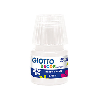 Bluepixel Equipamentos e Serviços Informáticos Lda | Guache Decor Acrílico Giotto Branco 25ml | Pintura Artística Giotto Guaches Decor