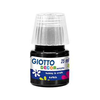 Bluepixel Equipamentos e Serviços Informáticos Lda | Guache Acrílico Preto Giotto Decor 25ml - Tinta Artística Giotto Guaches Decor