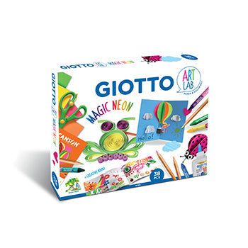 Bluepixel Equipamentos e Serviços Informáticos Lda | Conjunto Giotto Art Lab Magic Neon – 38 Peças para Arte e Criatividade Giotto Conjuntos e Kits