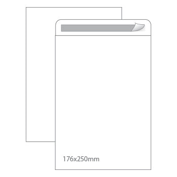 Bluepixel Equipamentos e Serviços Informáticos Lda | Envelopes B5 Branco 176x250mm Autodex 250 Unidades Neutral Envelopes