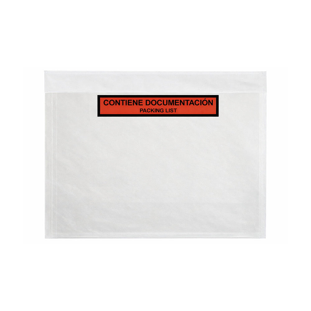 Envelopes Saco Packing List 165x228mm C5 Transparente 1000un