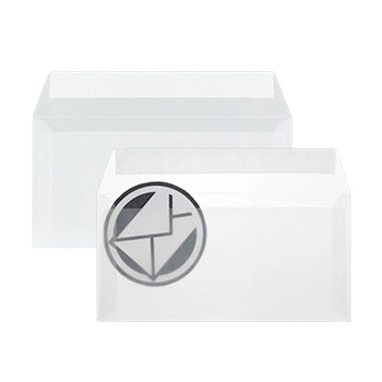 Bluepixel Equipamentos e Serviços Informáticos Lda | Envelopes Transparente DL 110x220mm S/Janela - 25 Unidades Neutral Envelopes