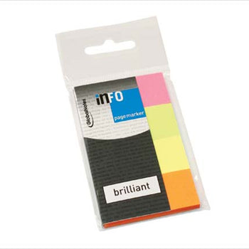 Bluepixel Equipamentos e Serviços Informáticos Lda | Separadores Adesivos Brilhantes 20x50mm – Kit com 160 unidades Infonotes Notas Aderentes Flag