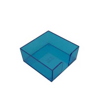 Bluepixel Equipamentos e Serviços Informáticos Lda | Base Porta Blocos de Notas Transparente 110x110x45mm Neutral Bases para Papel