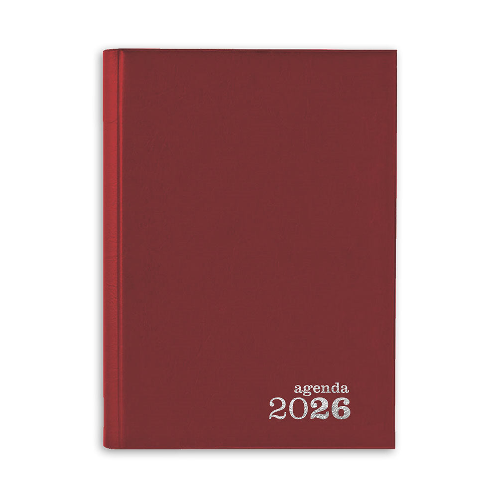 Bluepixel Equipamentos e Serviços Informáticos Lda | Agenda Diária 2026 Basic 140x200mm Vermelha Ambar Agendas