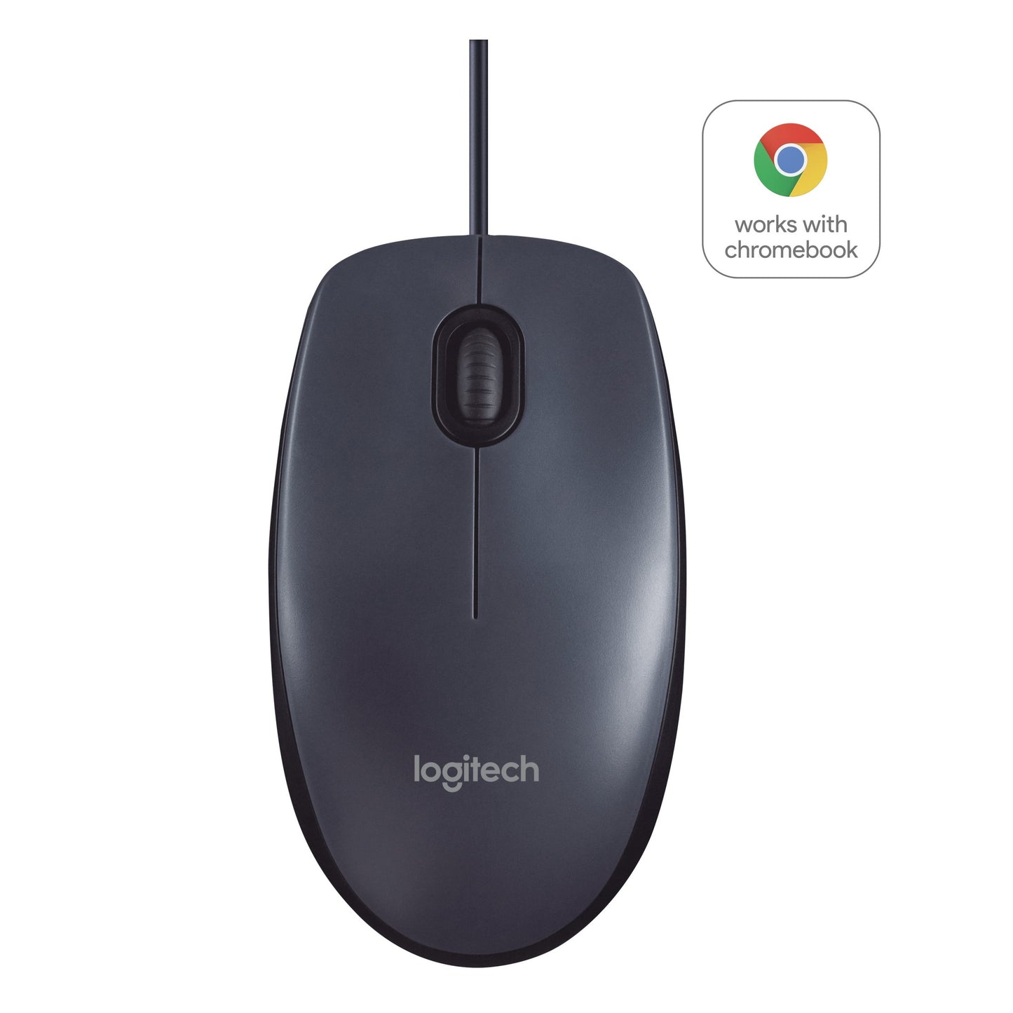 Rato com Fio B100 LOGITECH Preto