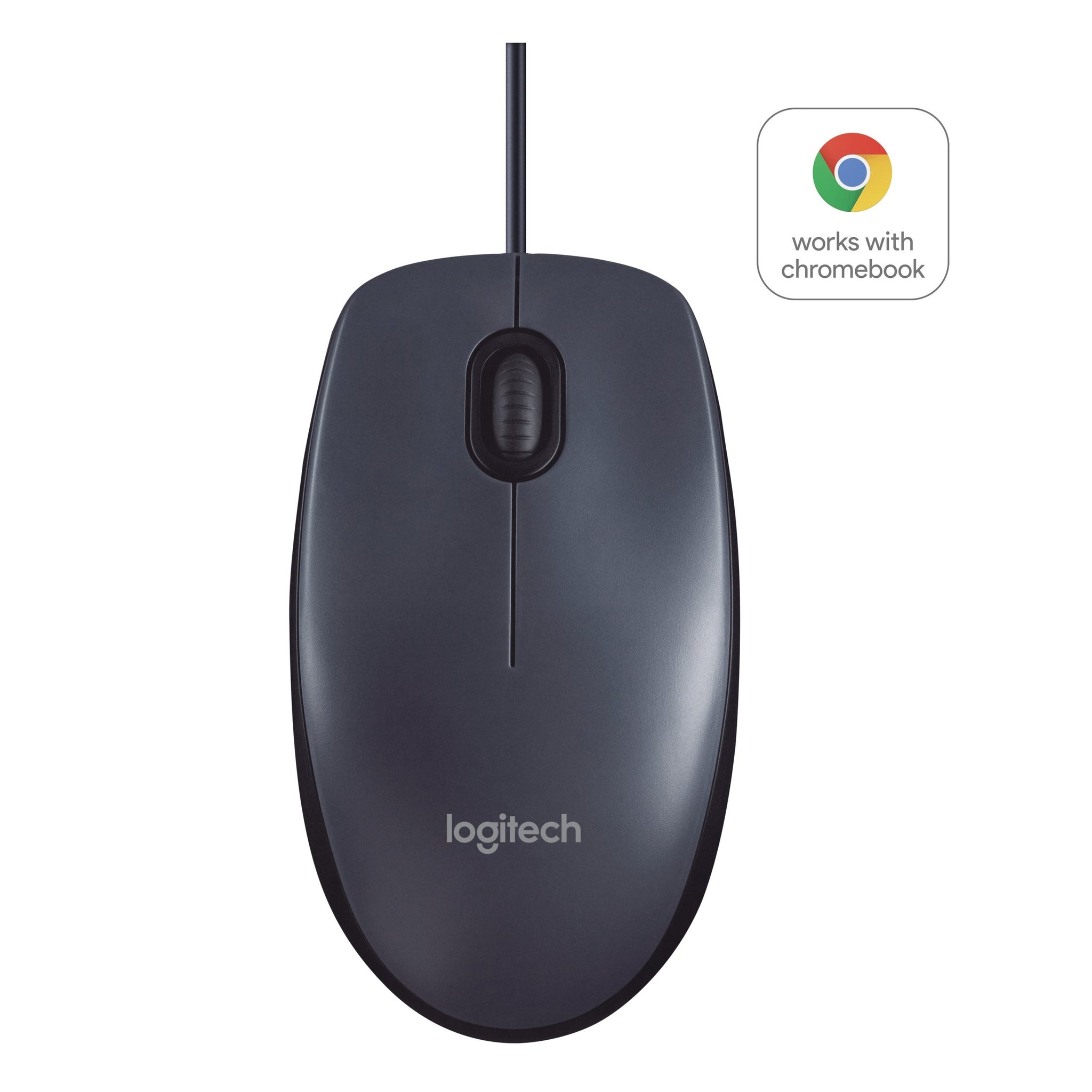 Rato com Fio B100 LOGITECH Preto