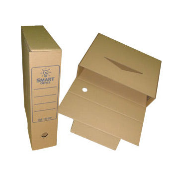 Bluepixel Equipamentos e Serviços Informáticos Lda | Caixa de Arquivo Kraft L80 340x250mm - 50 Unidades SmartD Arquivo Definitivo