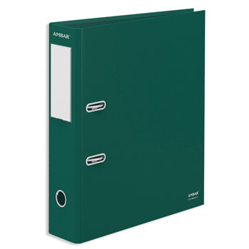 Bluepixel Equipamentos e Serviços Informáticos Lda | Pasta Arquivo Ambar L/L com Rado Din Verde - Organize Documentos Ambar Pastas Arquivo