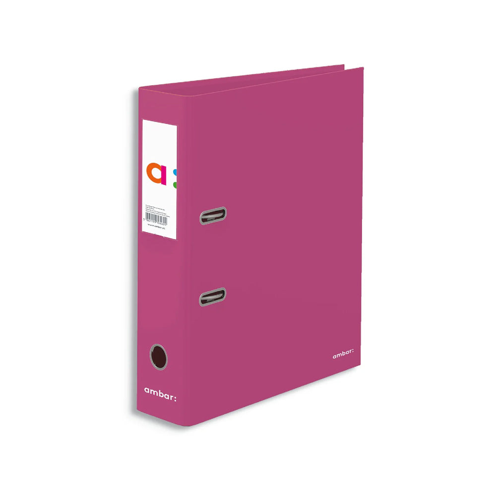 Bluepixel Equipamentos e Serviços Informáticos Lda | Pasta de Arquivo L/L Ambar School com Rado Roxo | Organização Escolar Ambar Pastas Arquivo