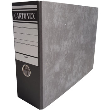 Bluepixel Equipamentos e Serviços Informáticos Lda | Pasta Arquivadora A5 80mm Preto Marmoreado | Organize Documentos Cartonex Pastas Arquivo