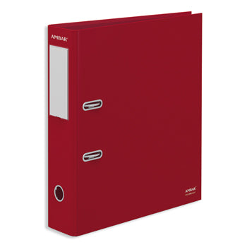 Bluepixel Equipamentos e Serviços Informáticos Lda | Pasta Arquivo L/L Ambar com Rado Din Bordeaux | Organização e Armazenamento Ambar Pastas Arquivo