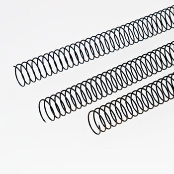 Argolas Espiral Metálicas Passo 5:1 36mm Preto 25un