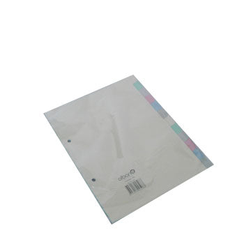 Separadores A5 Cartolina 12un 5 Cores