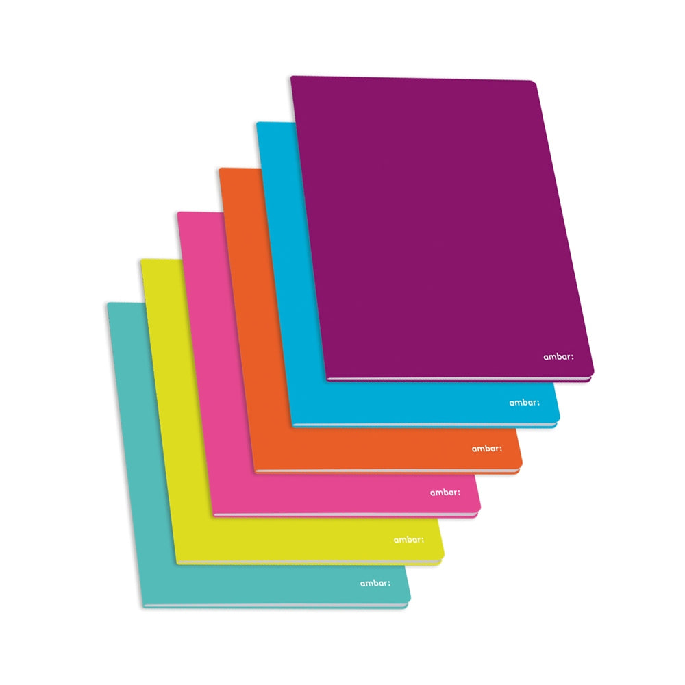 Bluepixel Equipamentos e Serviços Informáticos Lda | Caderno Agrafado A4 Quadriculado Âmbar 60 Folhas School Ambar Cadernos Agrafados