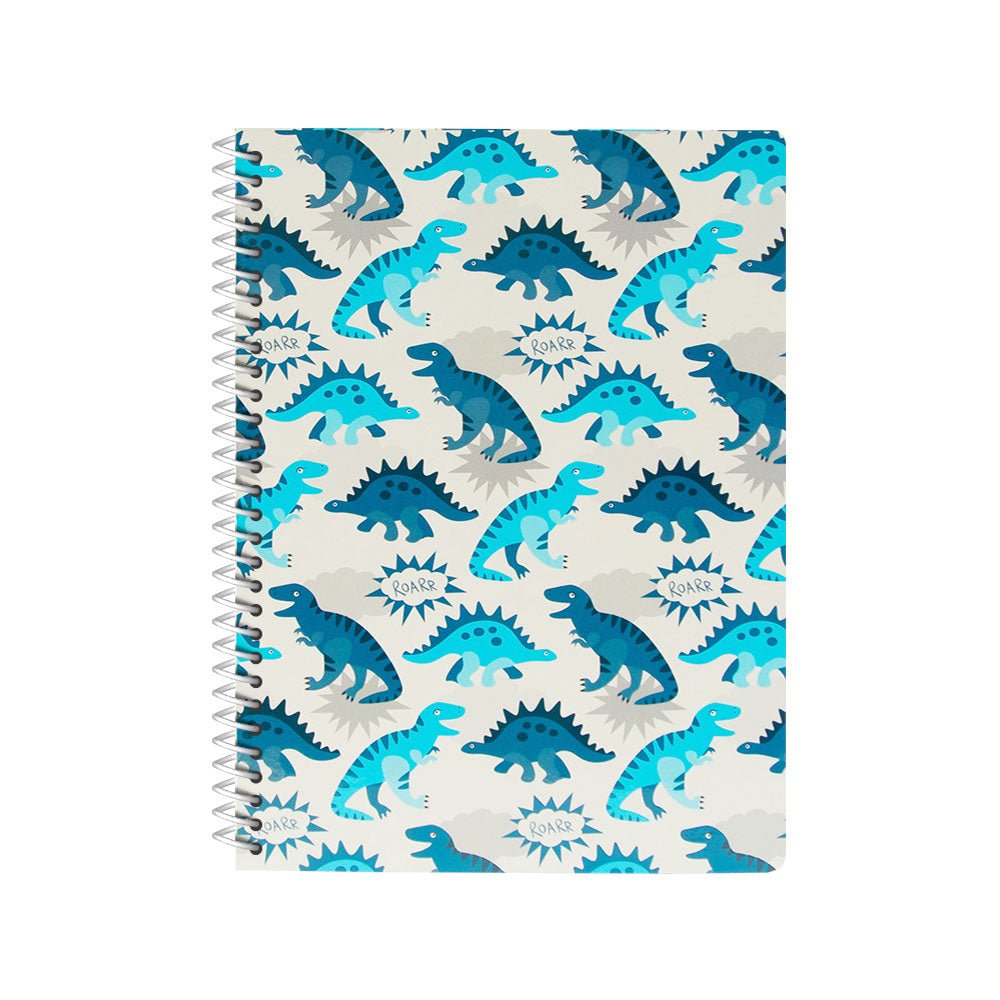 Bluepixel Equipamentos e Serviços Informáticos Lda | Caderno Espiral A4 Quadriculado Dino 80 Folhas - Ideal para Estudo Ancor Cadernos Espiral