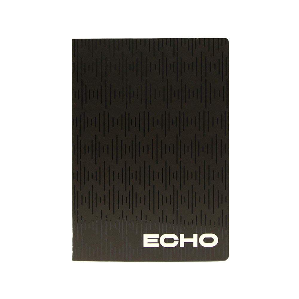 Bluepixel Equipamentos e Serviços Informáticos Lda | Caderno Agrafado A4 Pautado ECHO Preto 48 Folhas Ancor Cadernos Agrafados