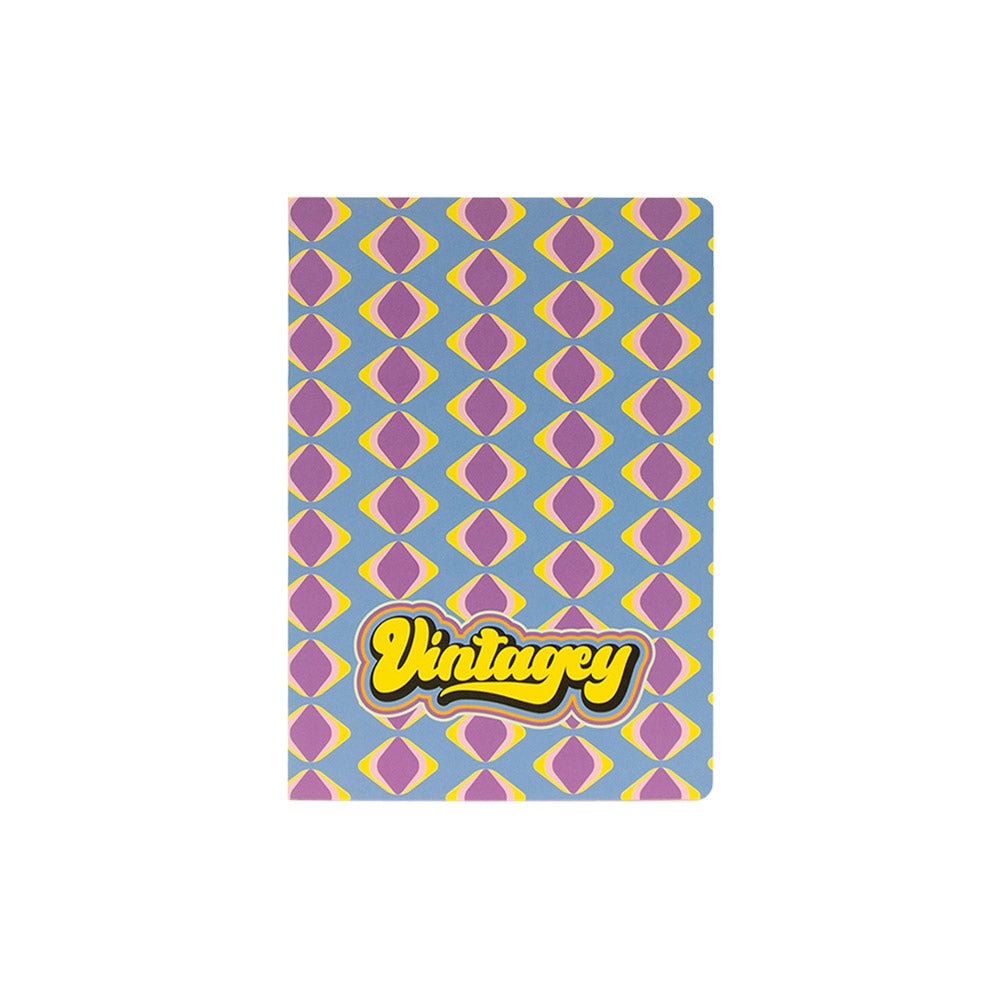 Bluepixel Equipamentos e Serviços Informáticos Lda | Caderno A5 Quadriculado Vintagey Diamond 48 Folhas, Agrafado Ancor Cadernos Agrafados